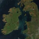 Ireland from space on 10 April 2025