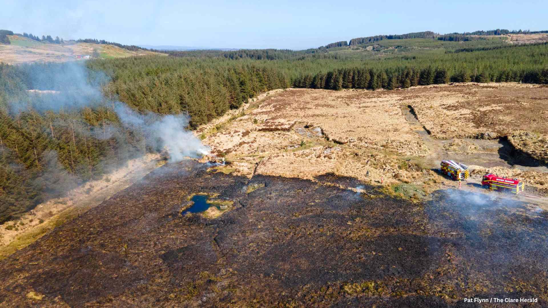 Kinturk Gorse Fire in Clare
