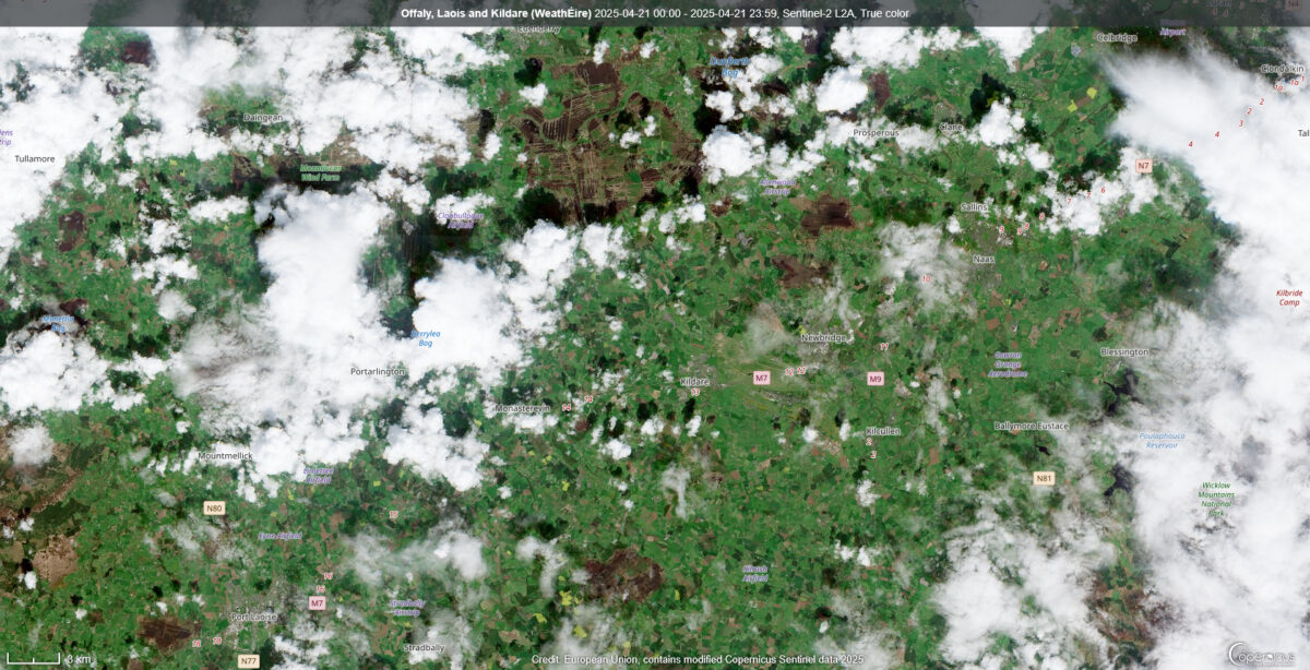 Offaly_Laois_Kildare-1200x614 Easter Monday brings mix of cloud and sunny spells