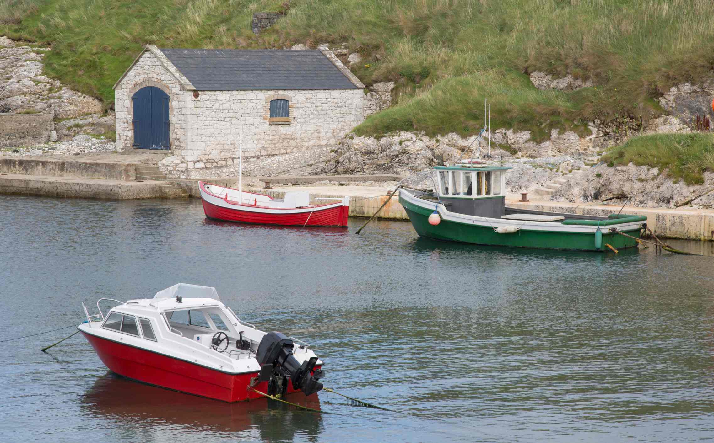 Ballintoy Harbour in County Antrim