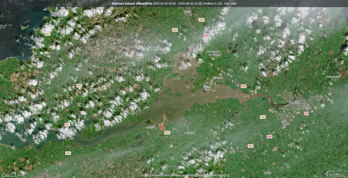 Shannon-Estuary-WeathEire-1200x614 Friday dominated by mix of scattered cloud and sunshine