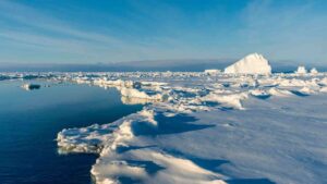 Arctic Ocean and Polar Ice Cap