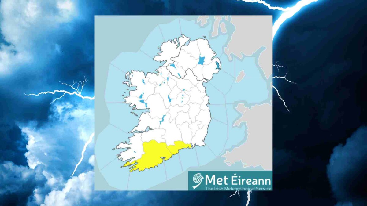 Lightning-1200x675 Thunderstorm Warning Issued