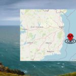 The location of Saturday's earthquake.