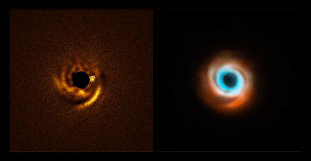 Planet Caught in the Act of Being Born 26 A planet candidate around the star HD 135344B