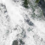 Gloom Over Portrush as Sunshine Stays Away 11 Ireland from space on 17 July