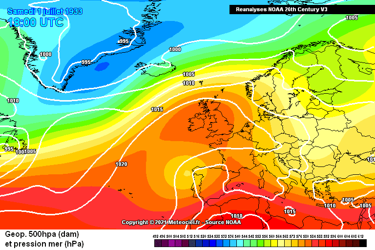 On This Day – 1 July 1933: Record High Pressure 26 MSLP 1933
