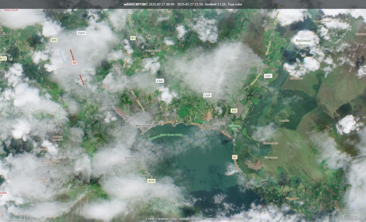 Cloud Covers Ireland on All-Ireland Final Sunday 28 Warrenpoint