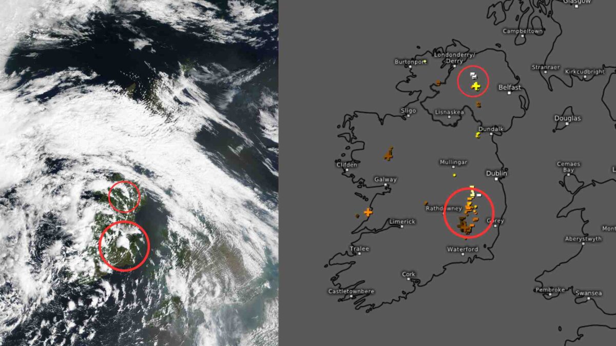 lightning-1200x675 NASA Spots Storm Clouds Towering Over Ireland