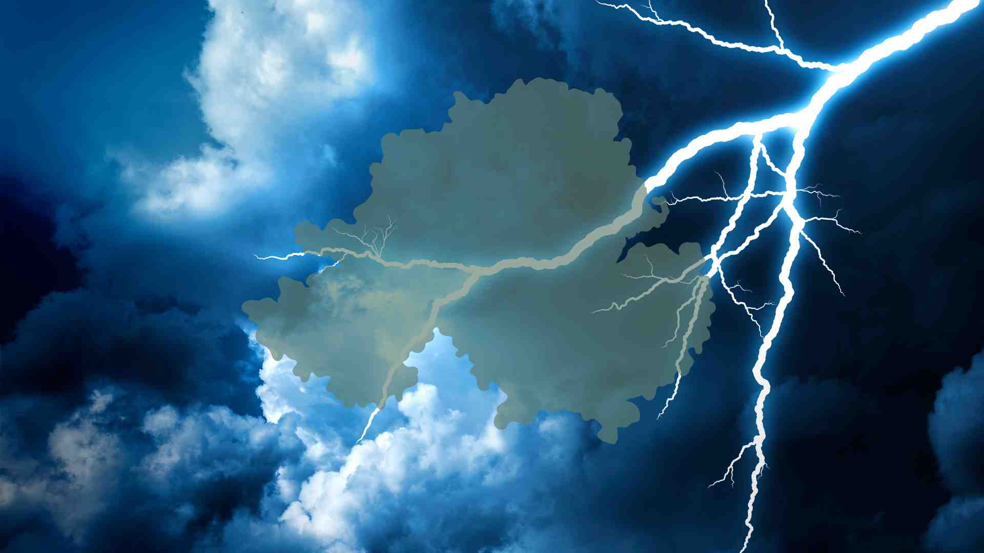 thunderstorm northern ireland