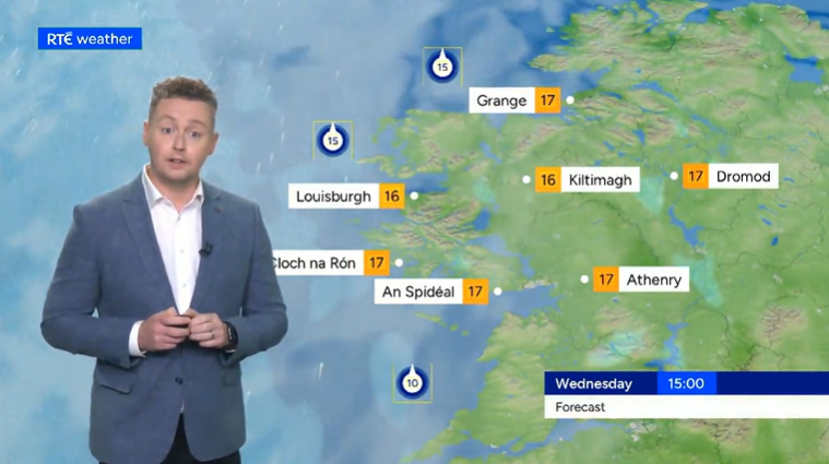 weather2 RTE Weather Forecasts Get a Facelift