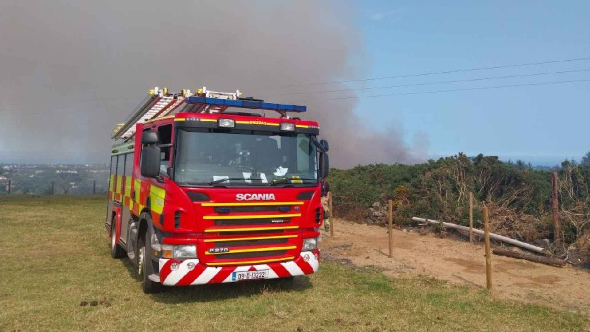 Cherrywood fire in Dublin