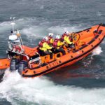 Stricken yacht rescued in Waterford swell 11 Helvick Head RNLI's inshore lifeboat. Credit: RNLI/Helvick Head