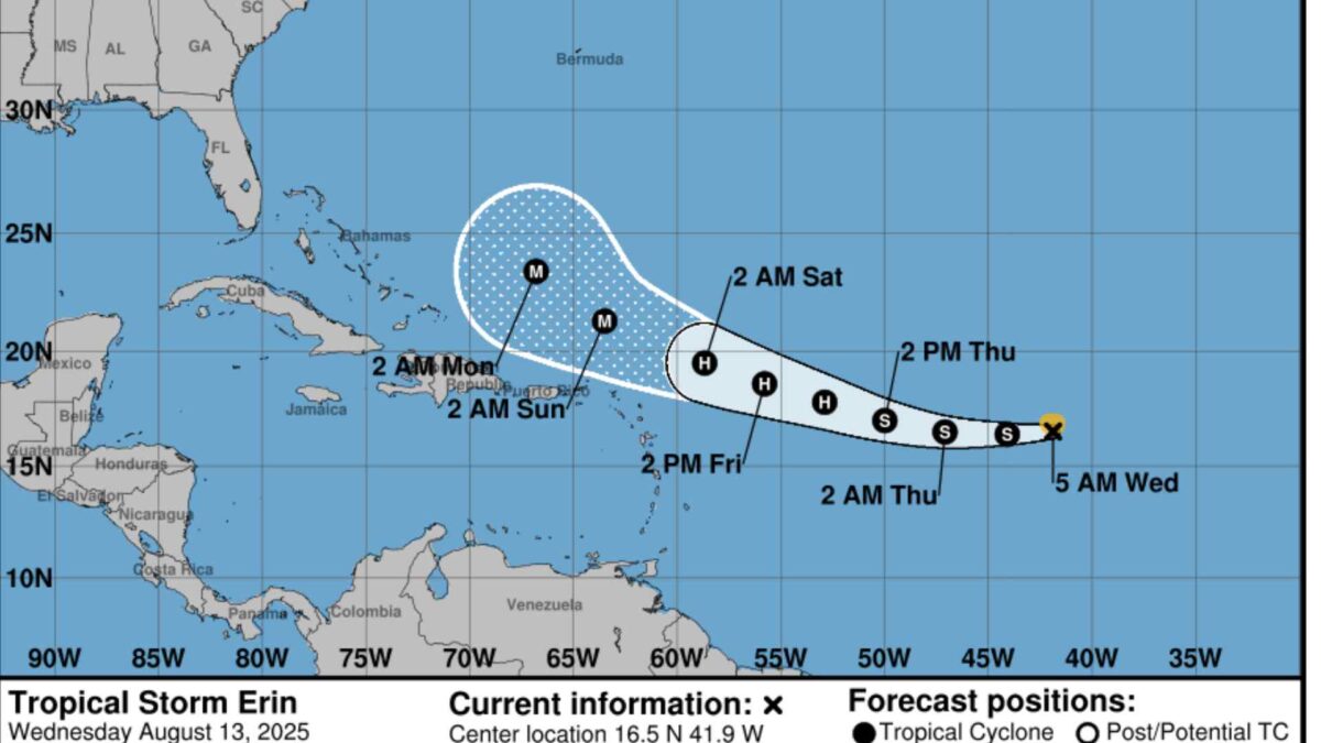 Hurricane-Erin-1-1200x675 Tropical Storm Erin forecast to strengthen into hurricane