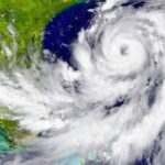Hurricane near Florida