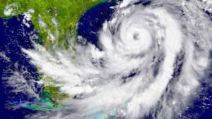 Hurricane near Florida