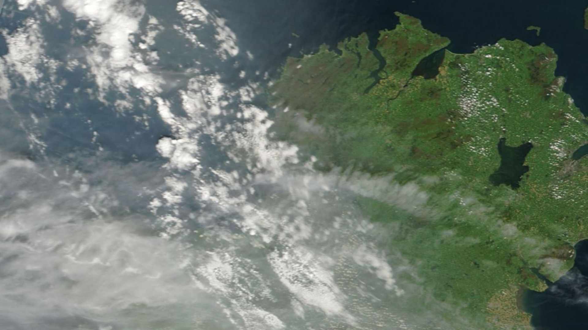 Ireland from space