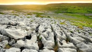 Landscape of the Burren Region of County Clare