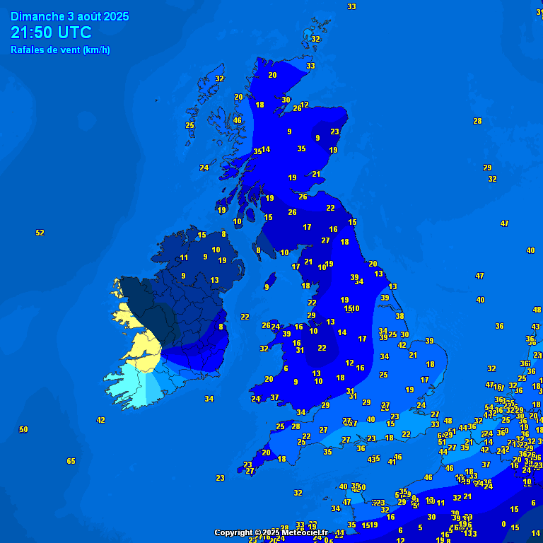Maximum-wind-gusts Storm Floris Produces Ireland’s Strongest Wind Gusts Since February