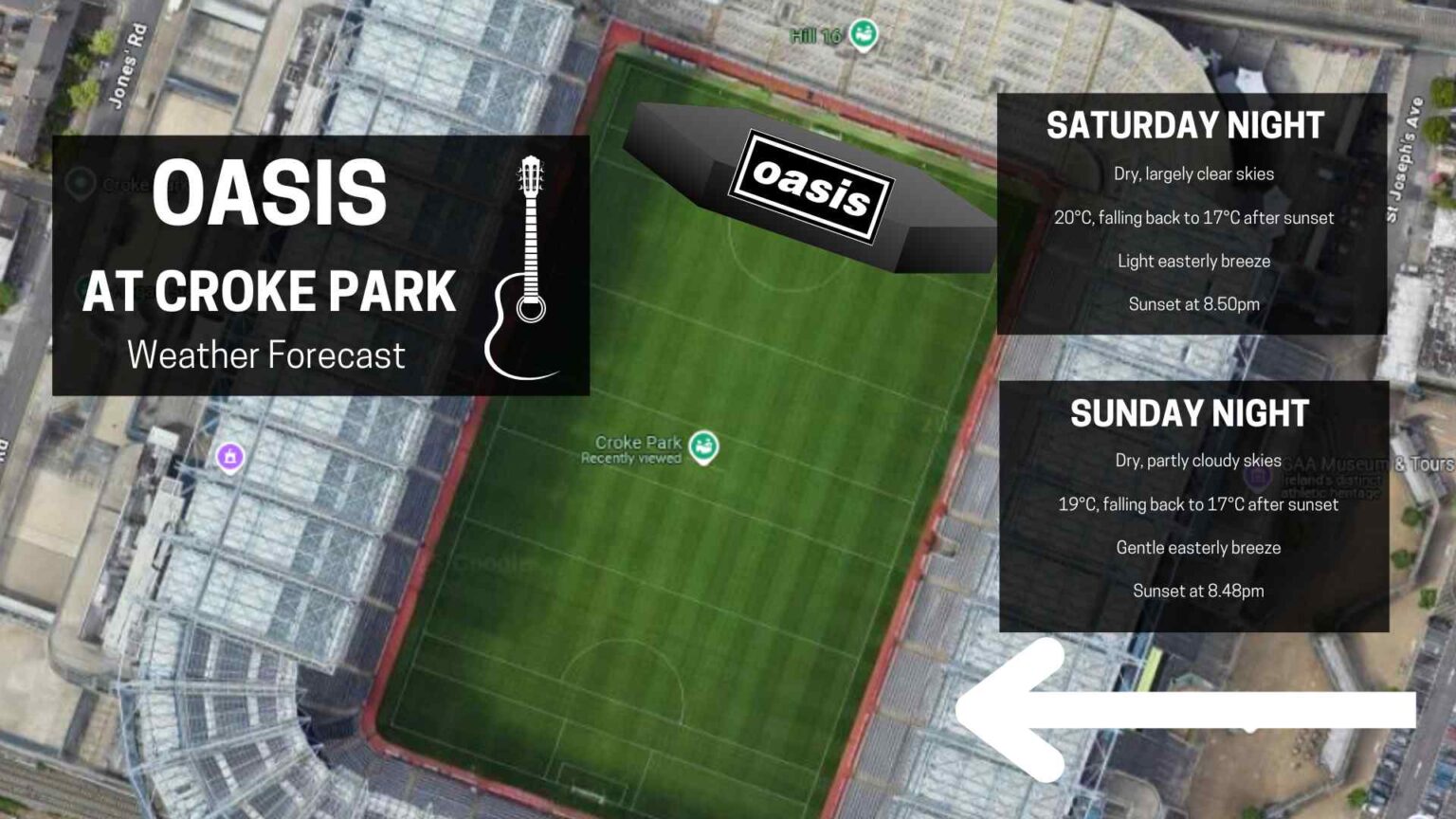 Definitely maybe the perfect weather for Oasis at Croke Park