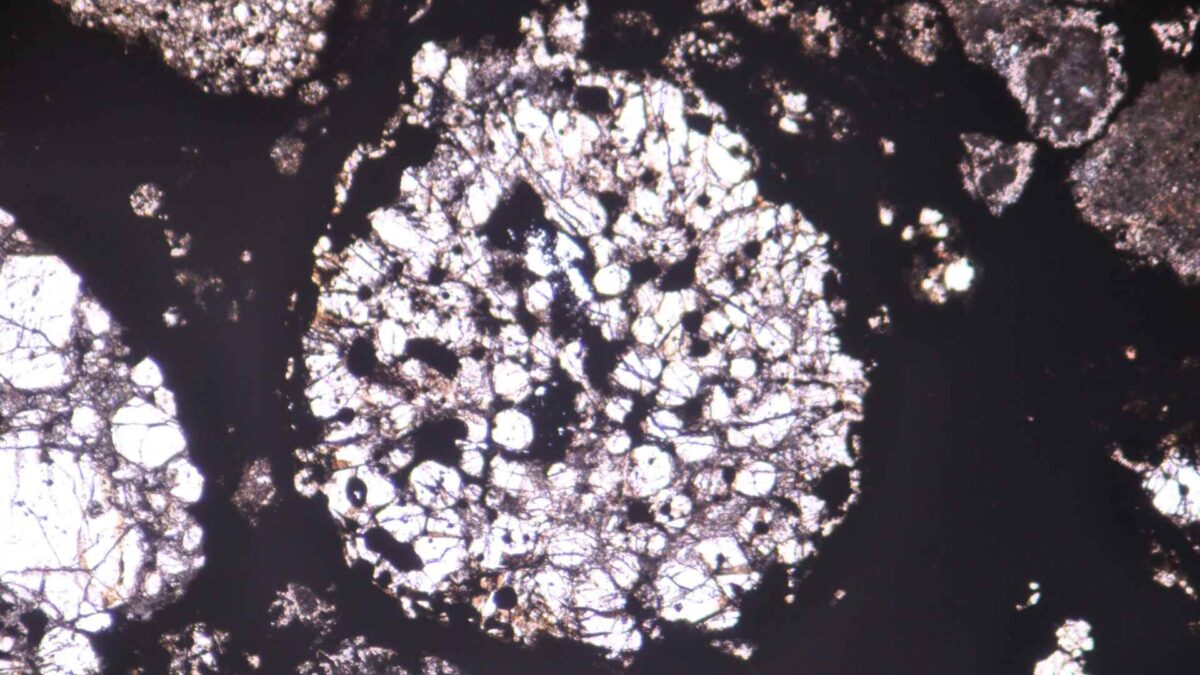 Round-chondrules-visible-in-a-thin-section-of-the-Allende-meteorite-under-microscopic-view-1200x675 Meteorites reveal explosive birth of Jupiter