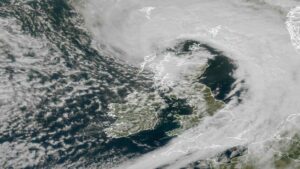 Storm Floris. Credit EUMETSAT
