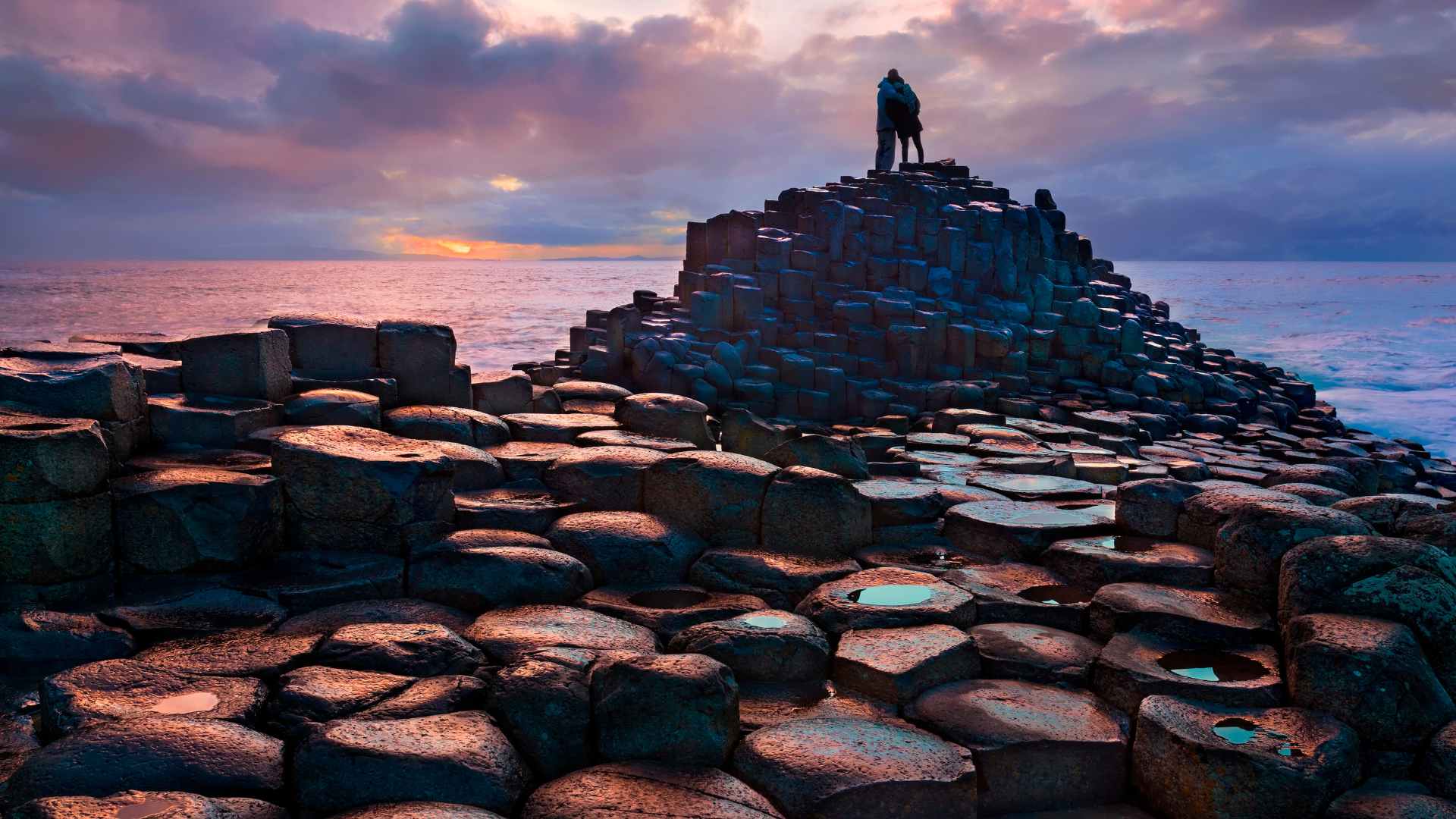 The Giant's Causeway in County Antrim