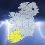 Thunderstorm warning for three Munster counties 11 Thunderstorm alert