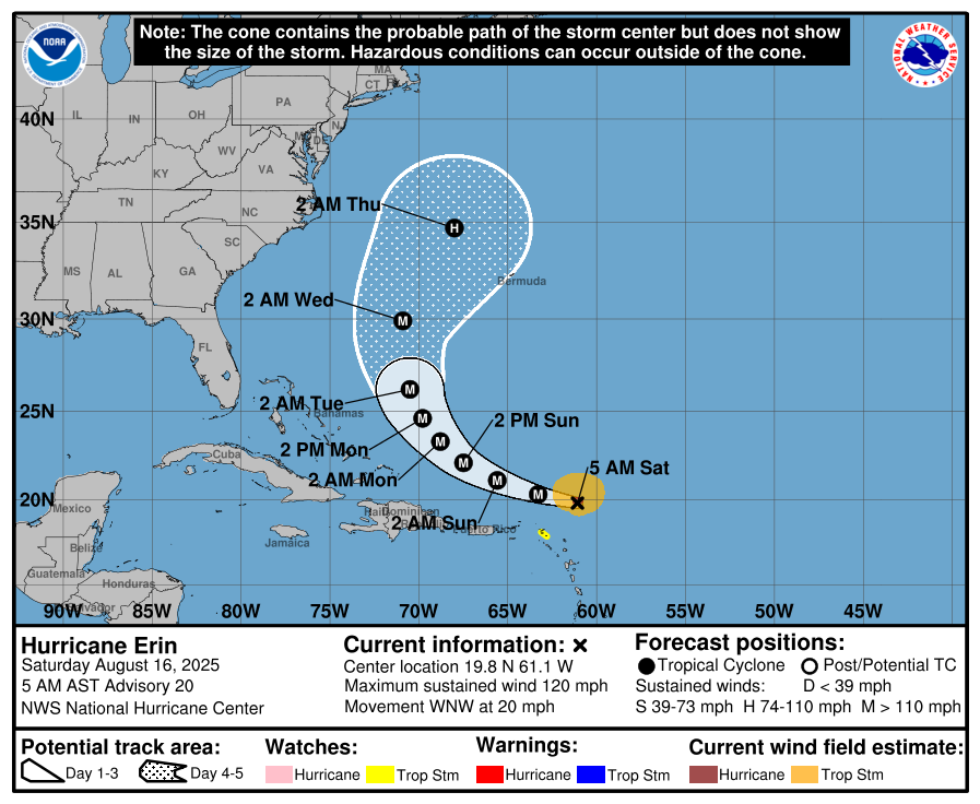 Tracik Remnants of Hurricane Erin may end Ireland’s dry spell
