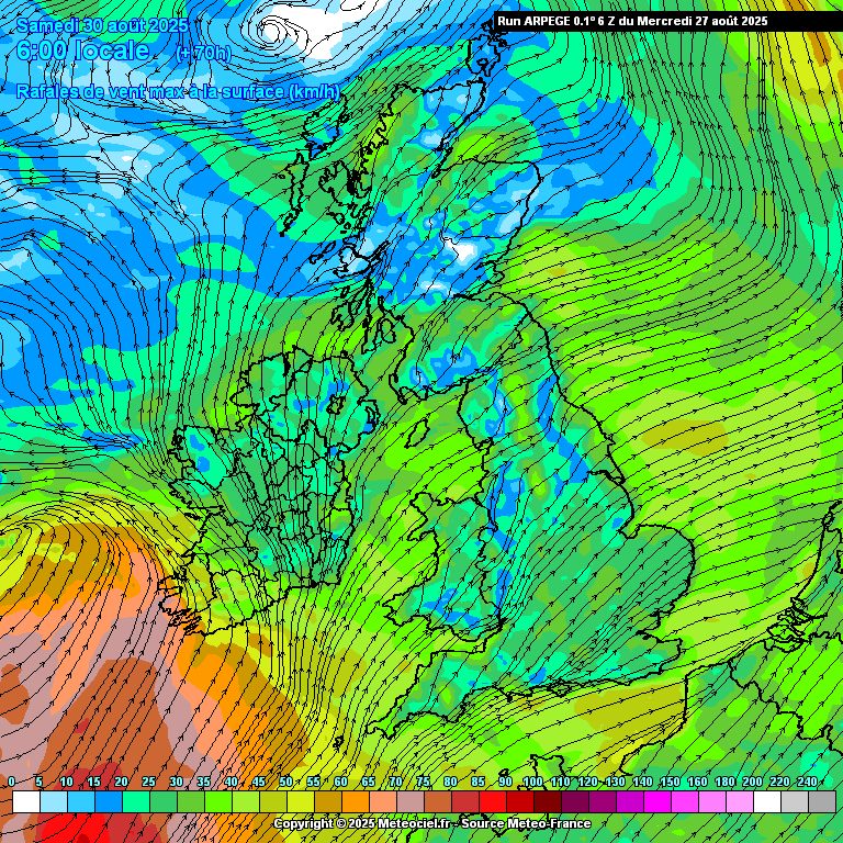 Wind-gusts Ireland on Close Watch Ahead of Saturday’s Atlantic Low