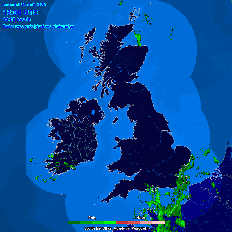 lastsnowradar_ukbao2 Humid Air Fuels Thunderstorm Threat Across Ireland