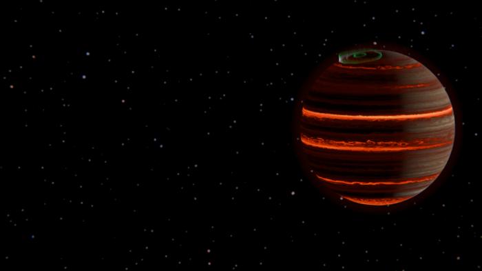 An artistic impression of SIMP-0136.