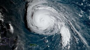 Hurricane Humberto. Credit NOAA