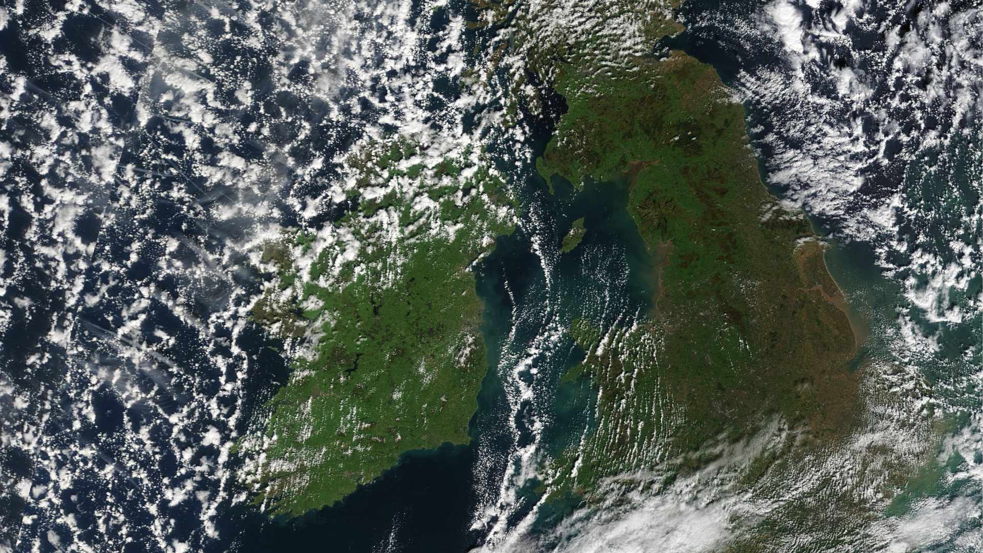 Ireland from Space on 21 September 2025