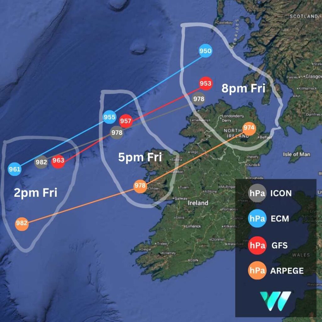Main-model-forecast-for-Friday-system-1024x1024 Deep Atlantic low to bring strong winds and heavy seas on Friday