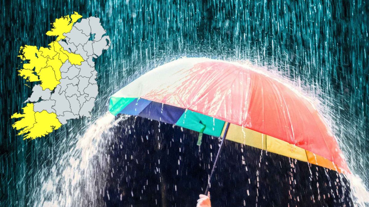 Rain-warning-1-1200x675 Nine Counties on Yellow Alert as Heavy Rain Moves In