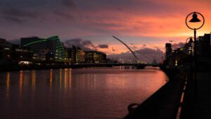 Sunset in Dublin