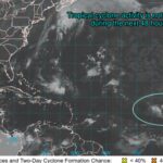 New tropical disturbance emerges in the Atlantic 1 Tropical Disturbance. Credit NOAA