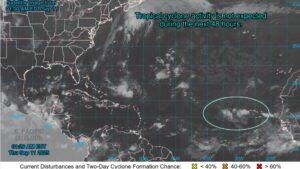 Tropical Disturbance. Credit NOAA