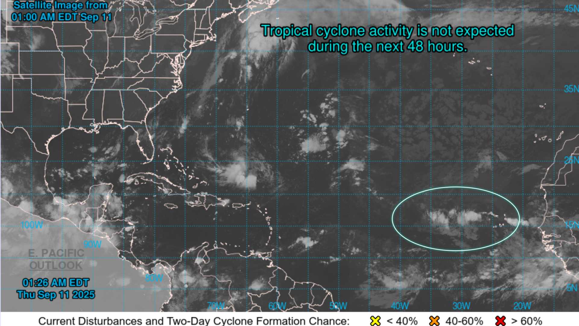 Tropical Disturbance. Credit NOAA