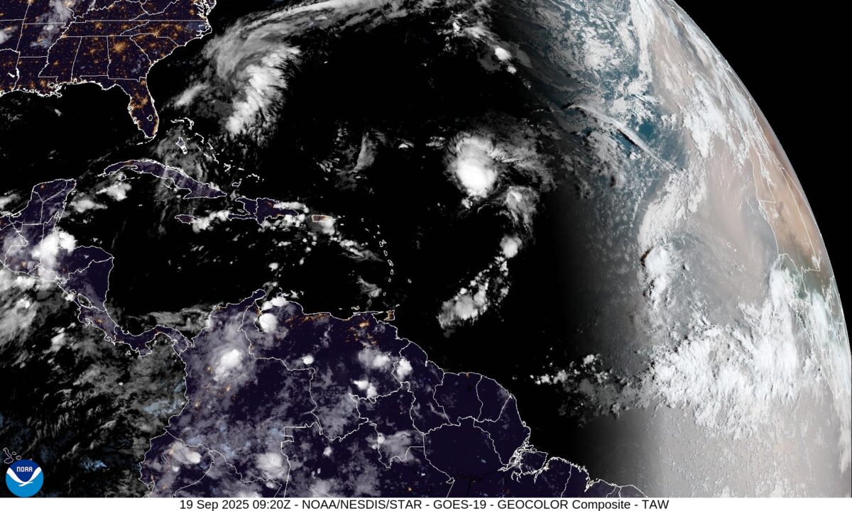 Tropical-Storm-Gabrielle-on-Friday-morning.-Credit-NOAA-1200x720 Gabrielle Set to Become Hurricane by Sunday