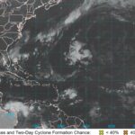 Tropical disturbance hurricane
