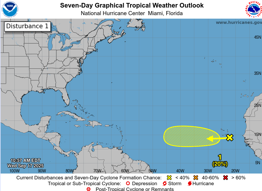 image-17 Tropical Storm Gabrielle Forms Over Central Atlantic