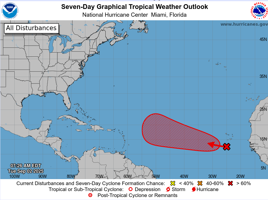 image-3 Tropical Depression Expected to Form in Atlantic Later This Week