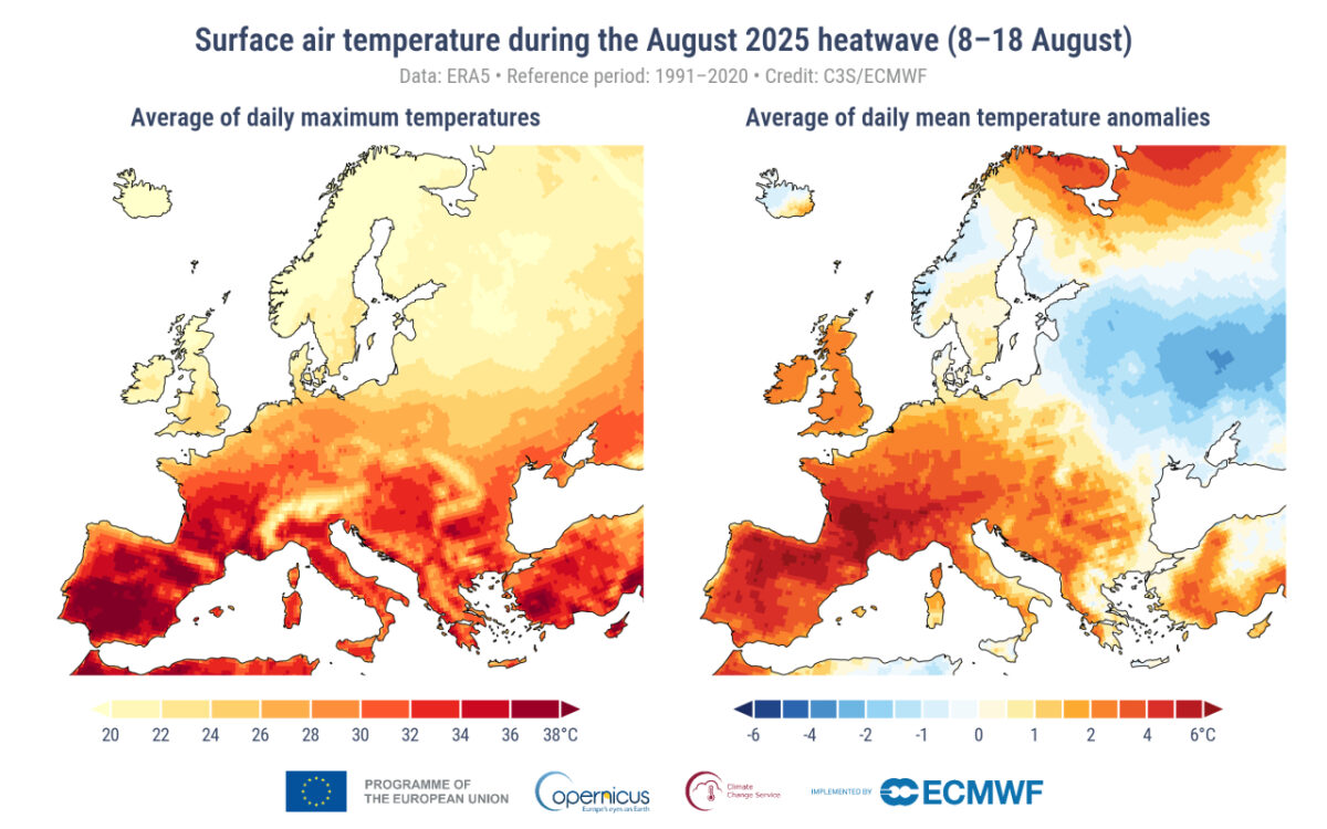 maps_surface_temperature_Europe_heatwave-1200x750 Northwest Europe Escapes Extreme Heat in August