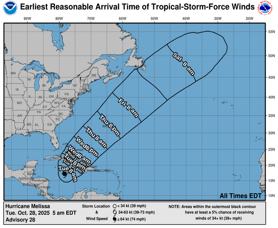 280855_earliest_reasonable_toa_no_wsp_34 Hurricane Melissa Bears Down on Jamaica with Catastrophic Force
