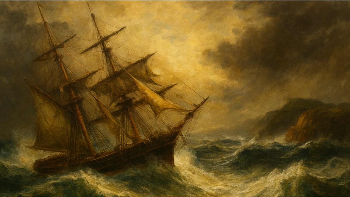 An-artist-impression-of-the-Royal-Charter-crashing-on-to-the-rocks-at-Anglesey-in-North-Wales-1200x675 26 October, 1859: The Night the Irish Sea Took 800 Lives