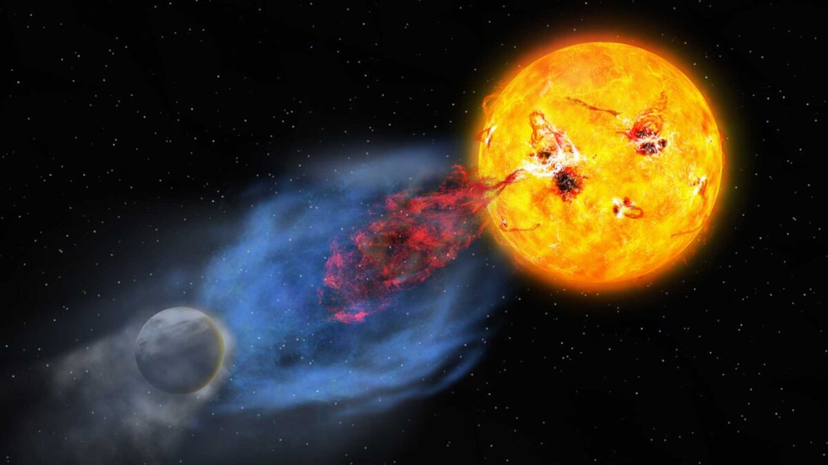  Young Sun Flares May Have Shaped Life on Earth
