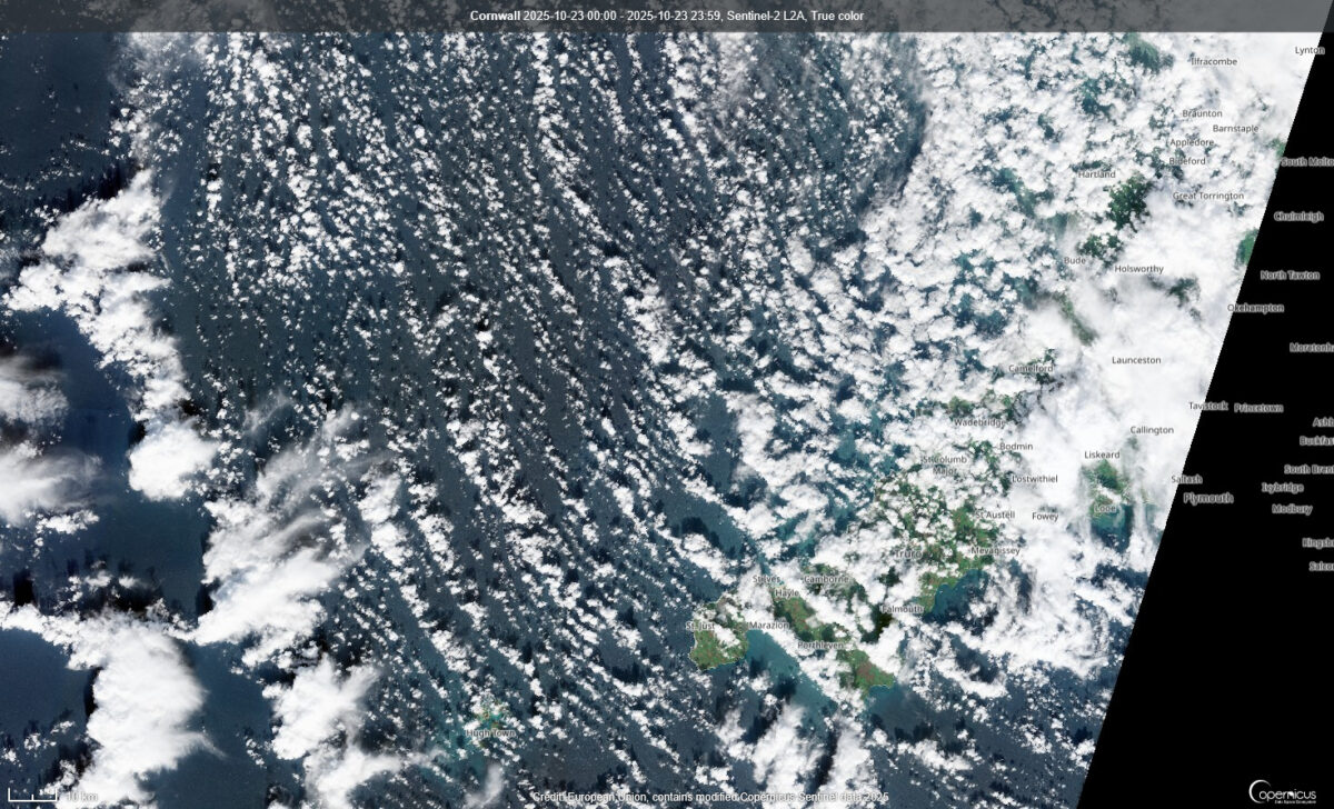 Cornwall-1200x728 Cloud Streets over The Celtic Sea as low pressure moves south