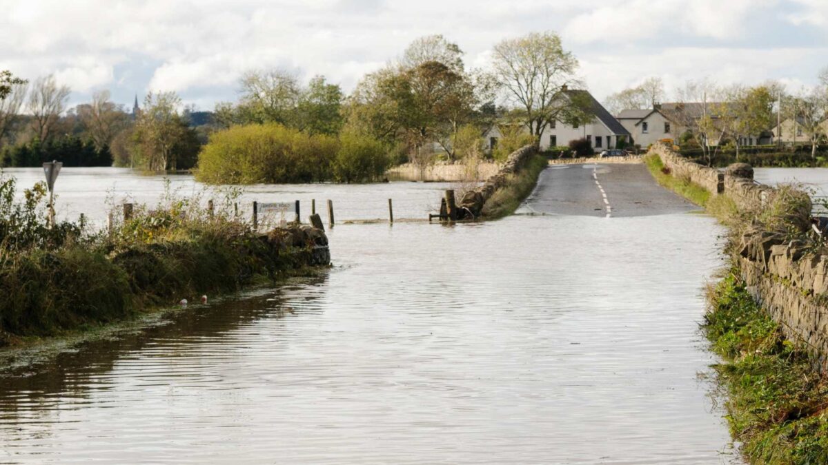 Flooded-rural-road-in-Northern-Ireland-1200x675 Early warning plan at heart of Northern Ireland flood strategy